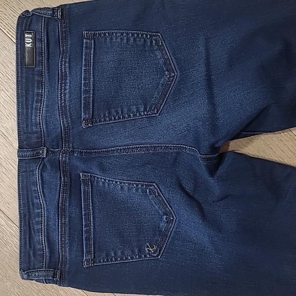 EUC Kut From the Kloth Jeans Women's Toothpick Skinny Mid Rise Dark Wash sz 8S - Picture 5 of 13